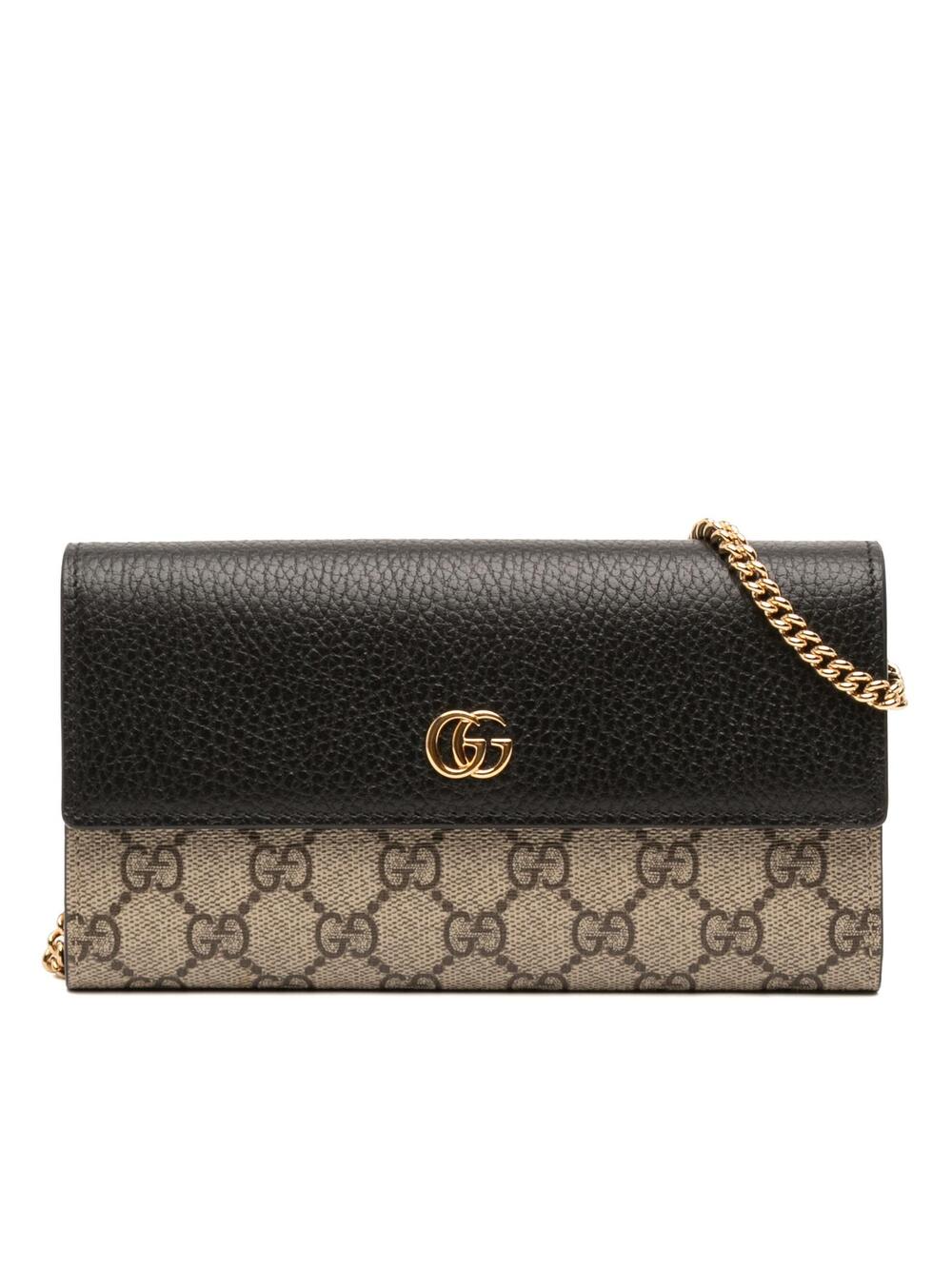 Gucci Bicolor Gg Marmont Calfskin And #362623G72B